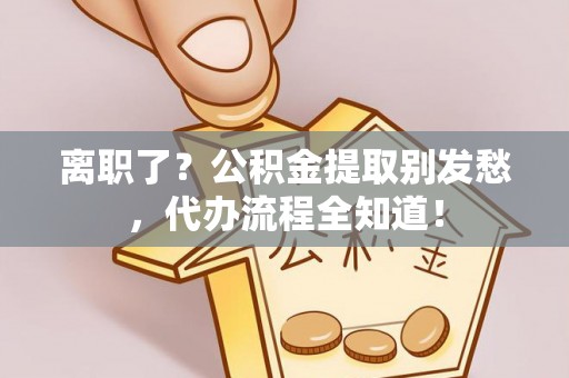 永新离职了？公积金提取别发愁，代办流程全知道！